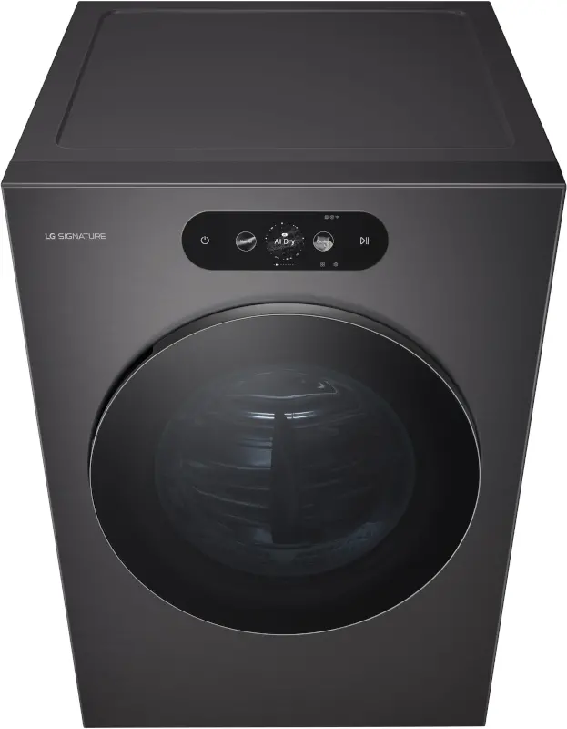 DLEX9900B LG SIGNATURE 9.0 Cu Ft Mega-Capacity Smart AI Electric Dryer - Black Steel-13
