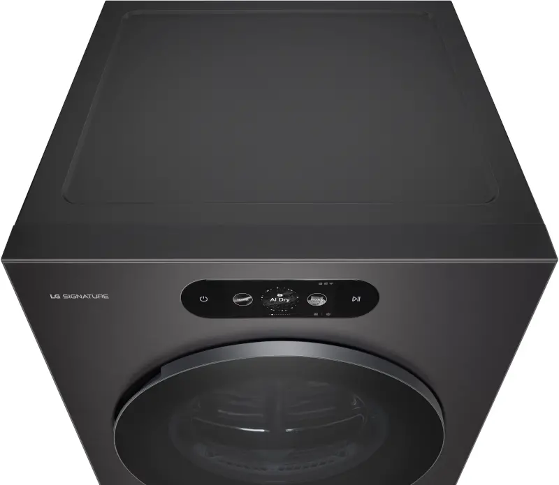 DLEX9900B LG SIGNATURE 9.0 Cu Ft Mega-Capacity Smart AI Electric Dryer - Black Steel-15