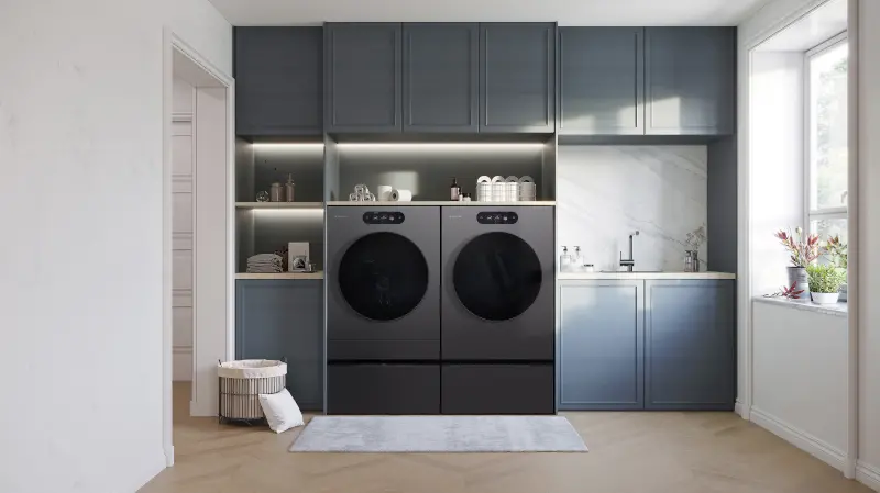 DLEX9900B LG SIGNATURE 9.0 Cu Ft Mega-Capacity Smart AI Electric Dryer - Black Steel-4