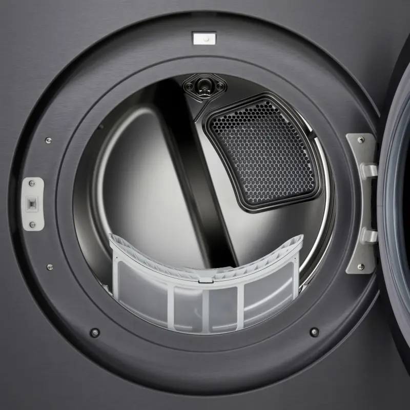 DLEX9900B LG SIGNATURE 9.0 Cu Ft Mega-Capacity Smart AI Electric Dryer - Black Steel-9
