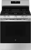 GGF500PVSS GE 5.3 Cu Ft Single Oven Gas Range with Crisp Mode - Stainless Steel