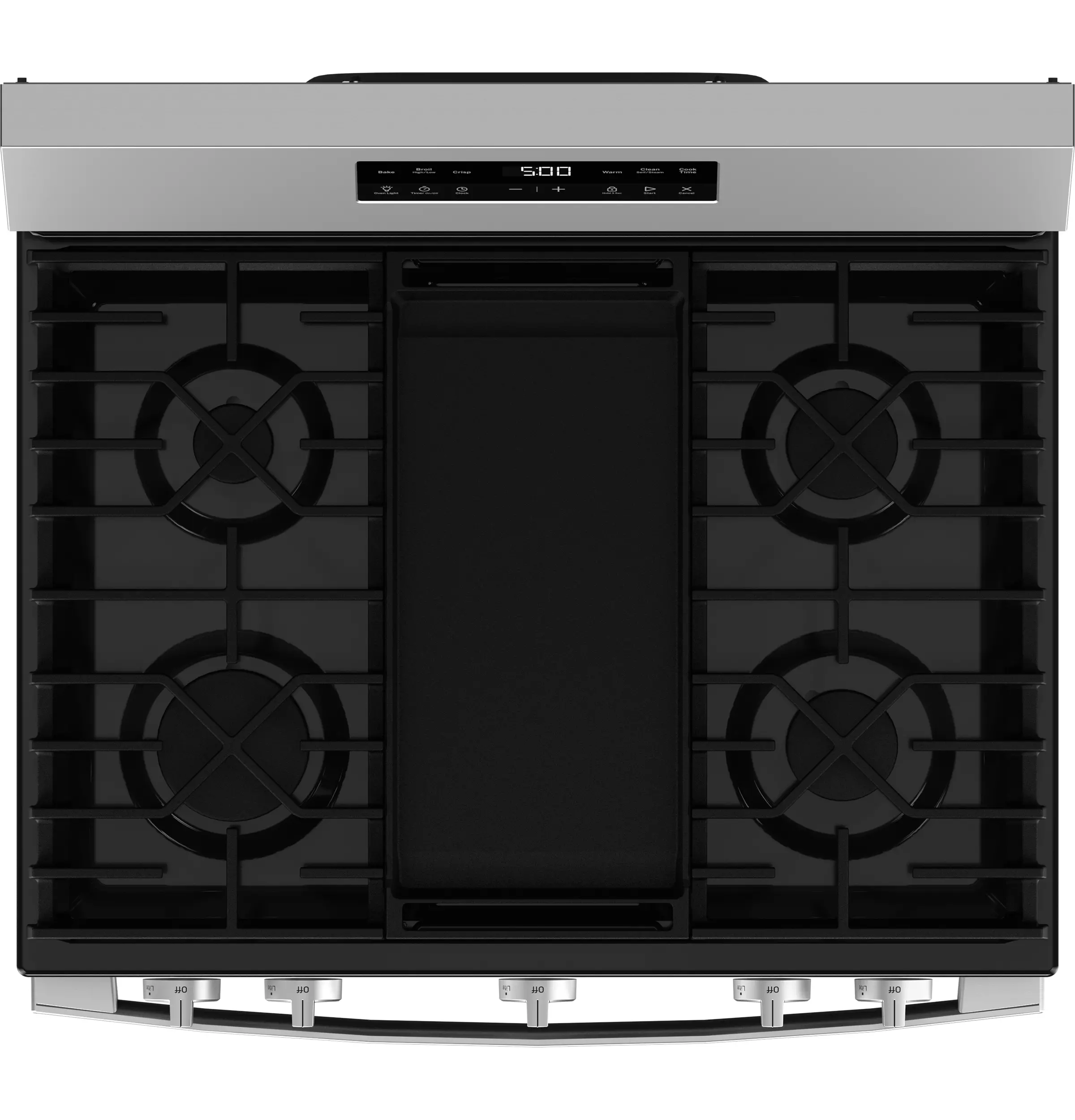 GGF500PVSS GE 5.3 Cu Ft Single Oven Gas Range with Crisp Mode - Stainless Steel-6