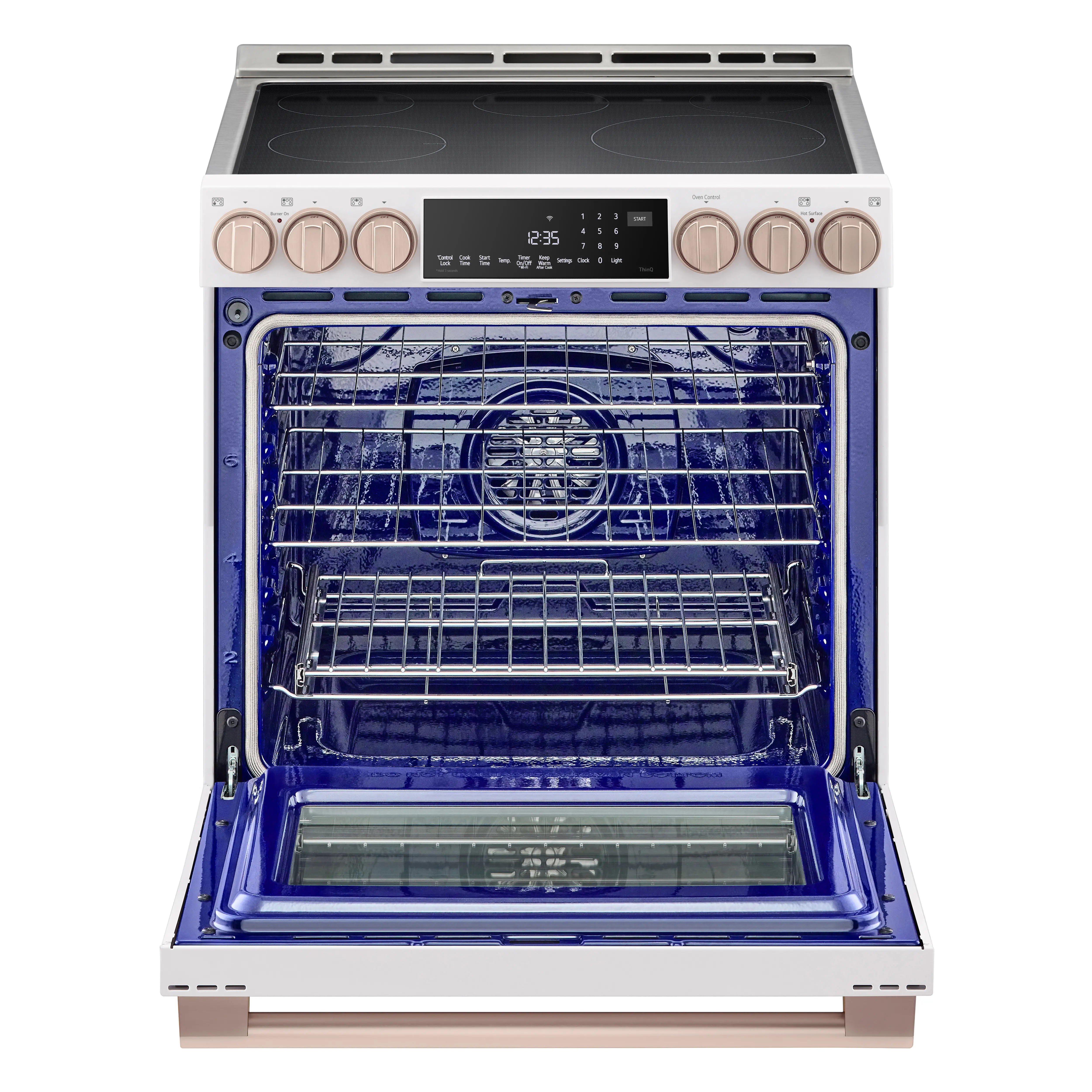 LSIS6338NE LG 6.3 Cu Ft Induction Single Oven Range - Matte White-10