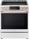 LSIS6338NE LG 6.3 Cu Ft Induction Single Oven Range - Matte White