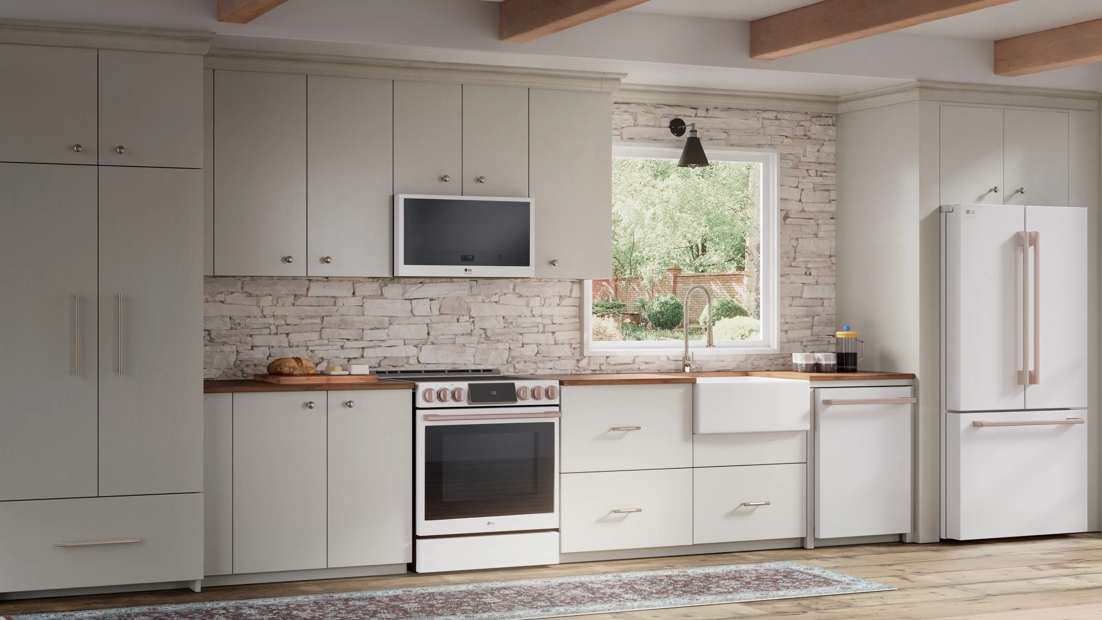 LSIS6338NE LG 6.3 Cu Ft Induction Single Oven Range - Matte White-2