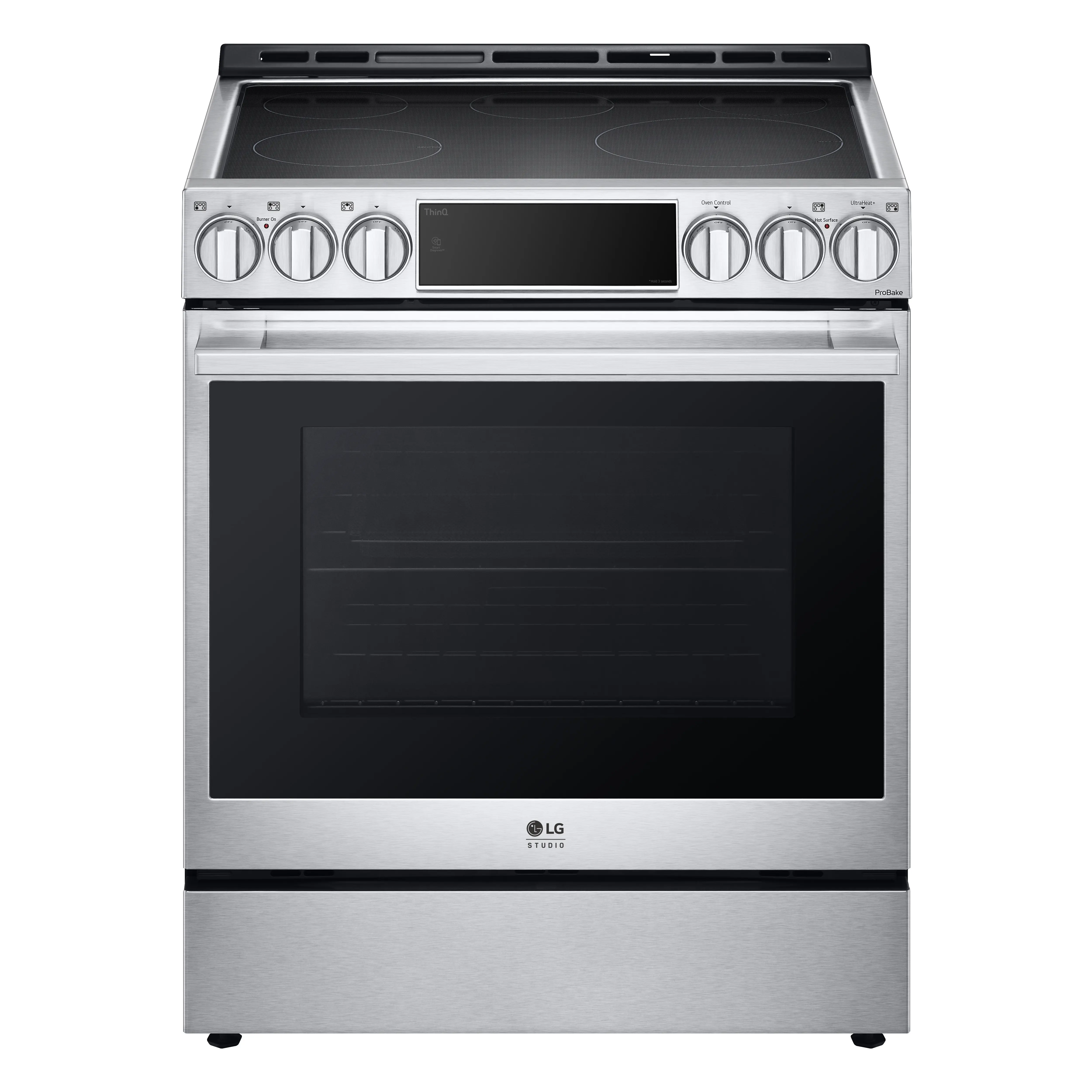 LSIS6338FE LG 6.3 Cu Ft Induction Single Oven Range - Stainless Steel-1