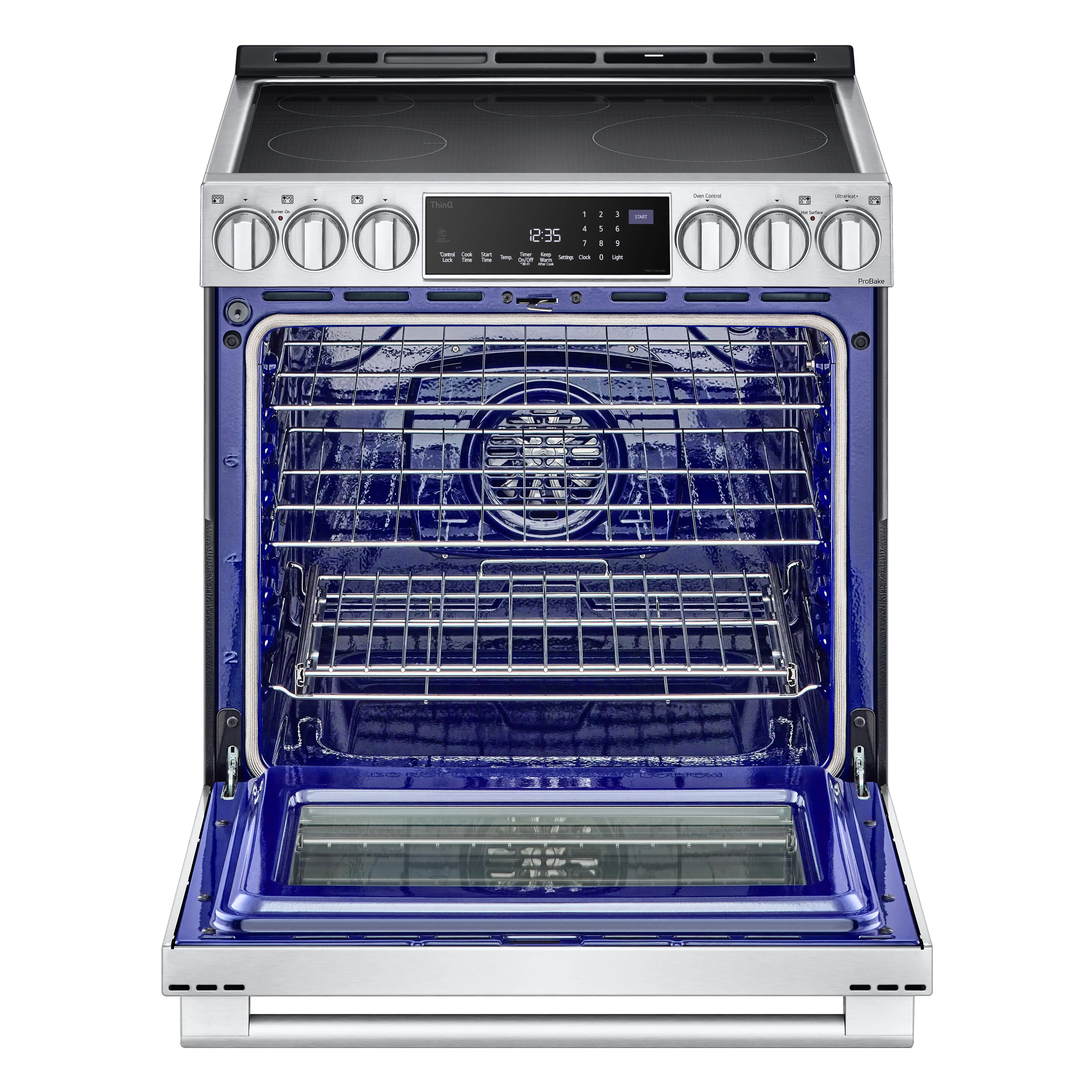 LSIS6338FE LG 6.3 Cu Ft Induction Single Oven Range - Stainless Steel-10
