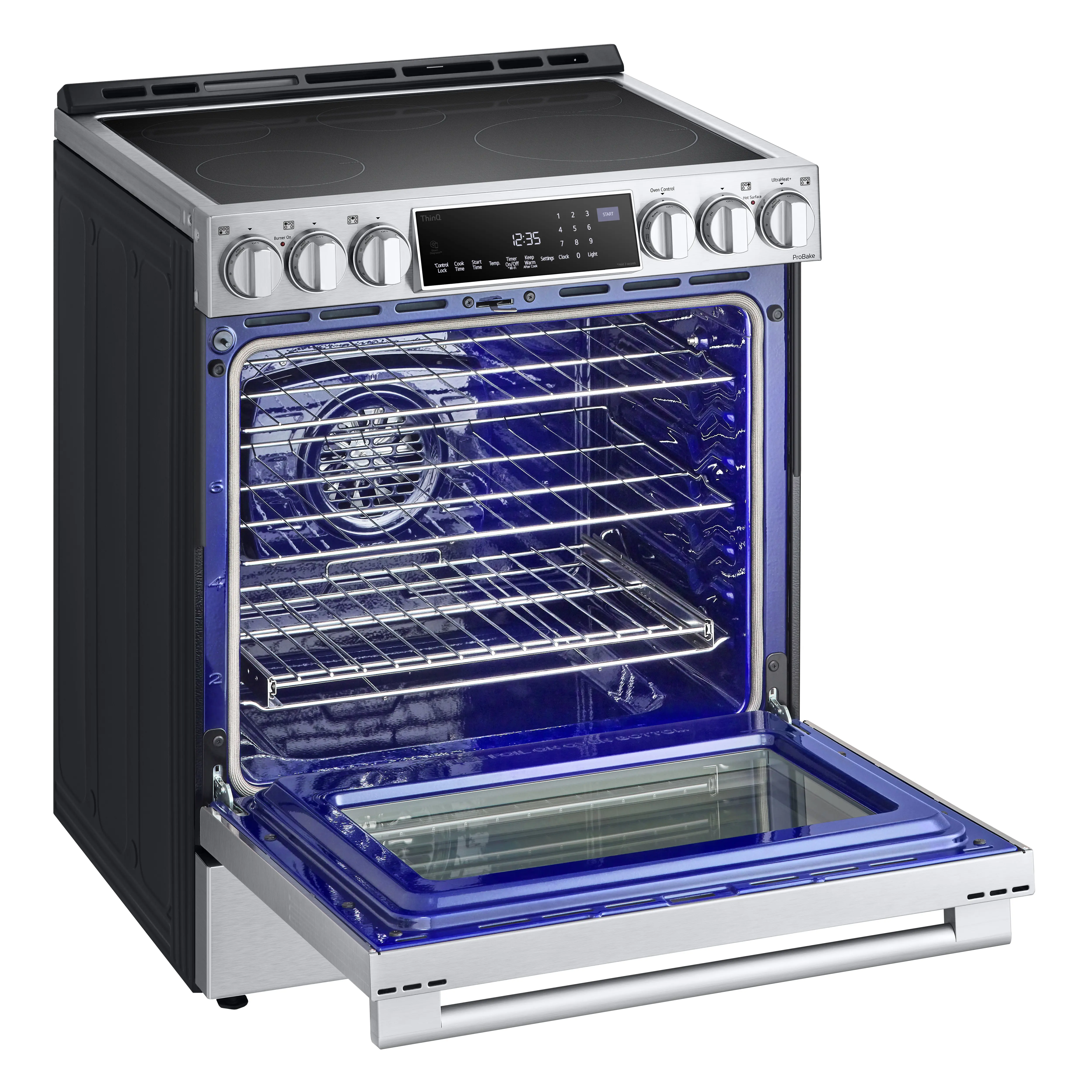 LSIS6338FE LG 6.3 Cu Ft Induction Single Oven Range - Stainless Steel-11