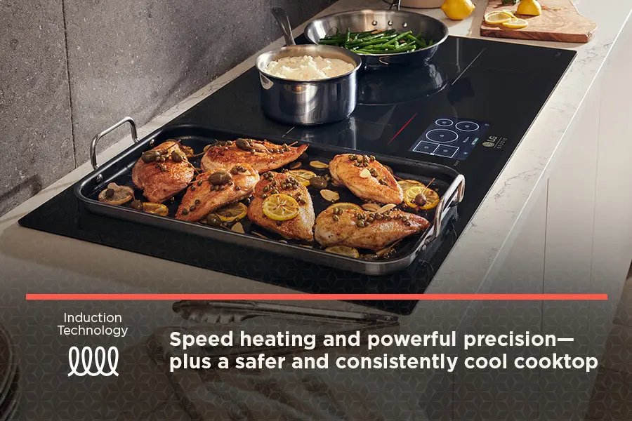 LSIS6338FE LG 6.3 Cu Ft Induction Single Oven Range - Stainless Steel-5