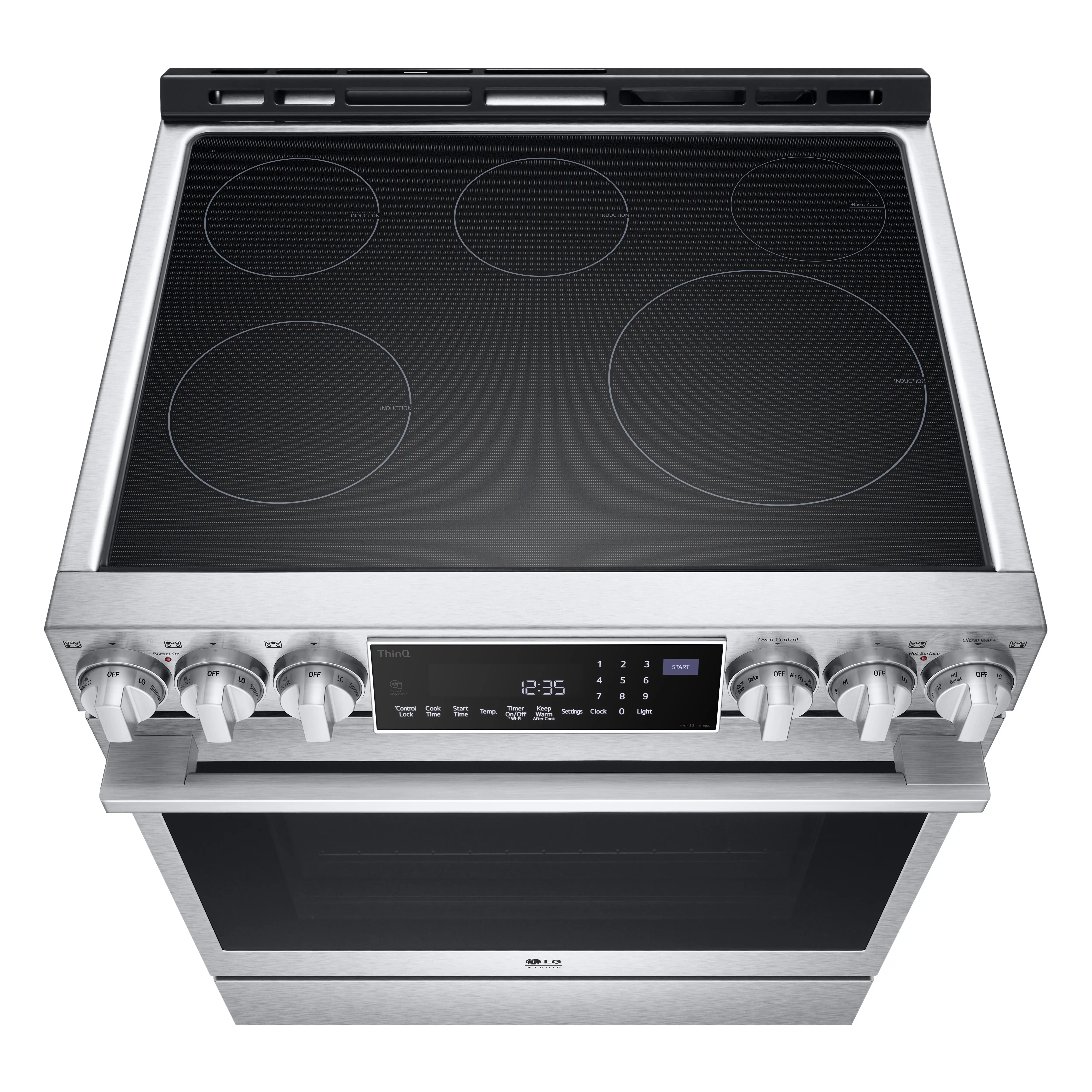 LSIS6338FE LG 6.3 Cu Ft Induction Single Oven Range - Stainless Steel-7
