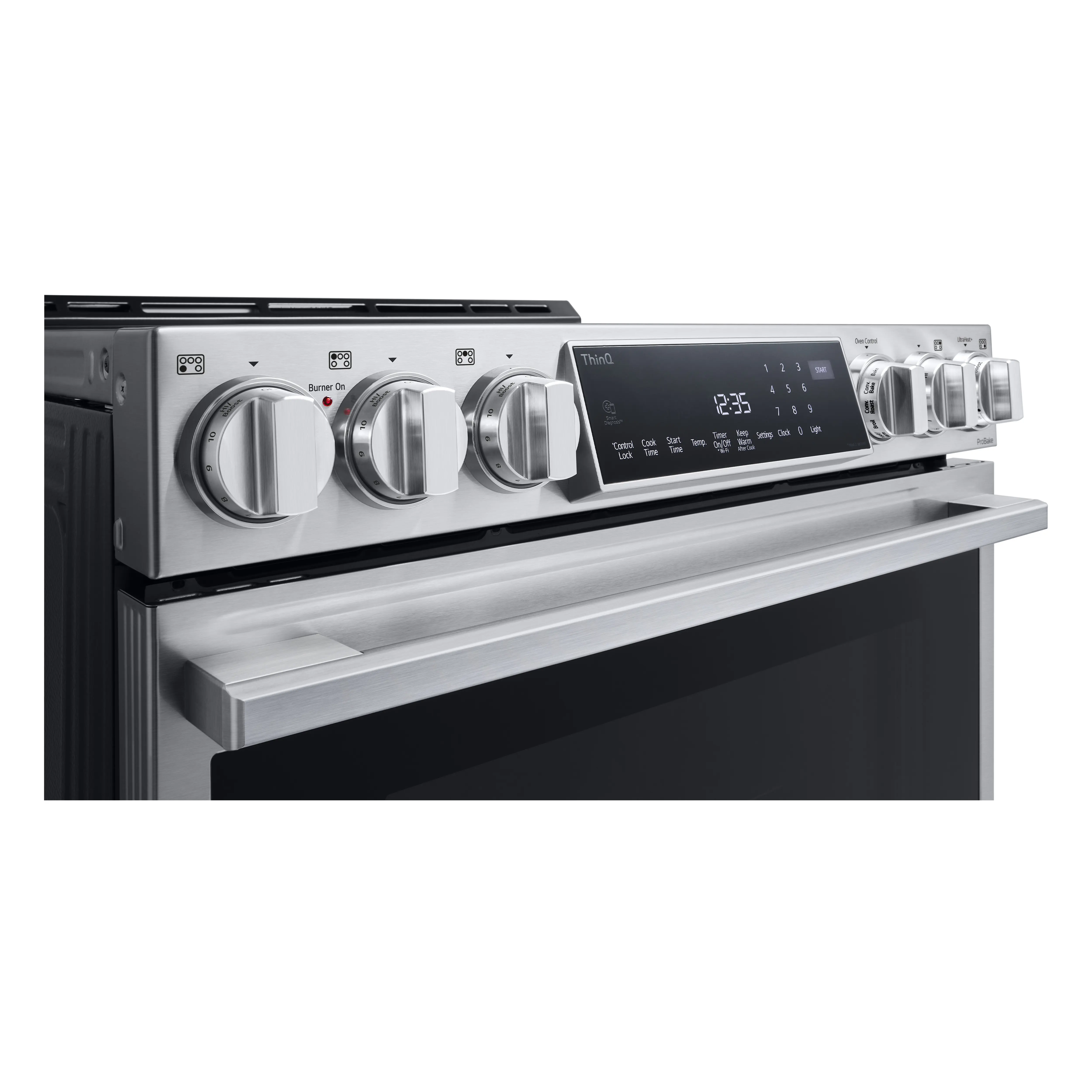 LSIS6338FE LG 6.3 Cu Ft Induction Single Oven Range - Stainless Steel-9