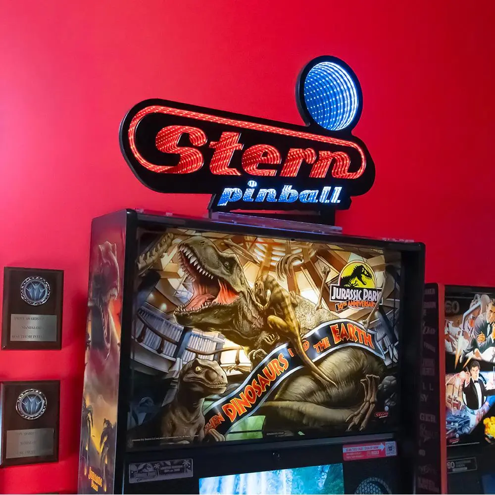 883-5125-00 Stern Infinity Mirror Sign Pinball Topper-2