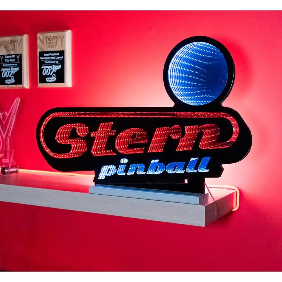 883-5125-00 Stern Infinity Mirror Sign Pinball Topper-3