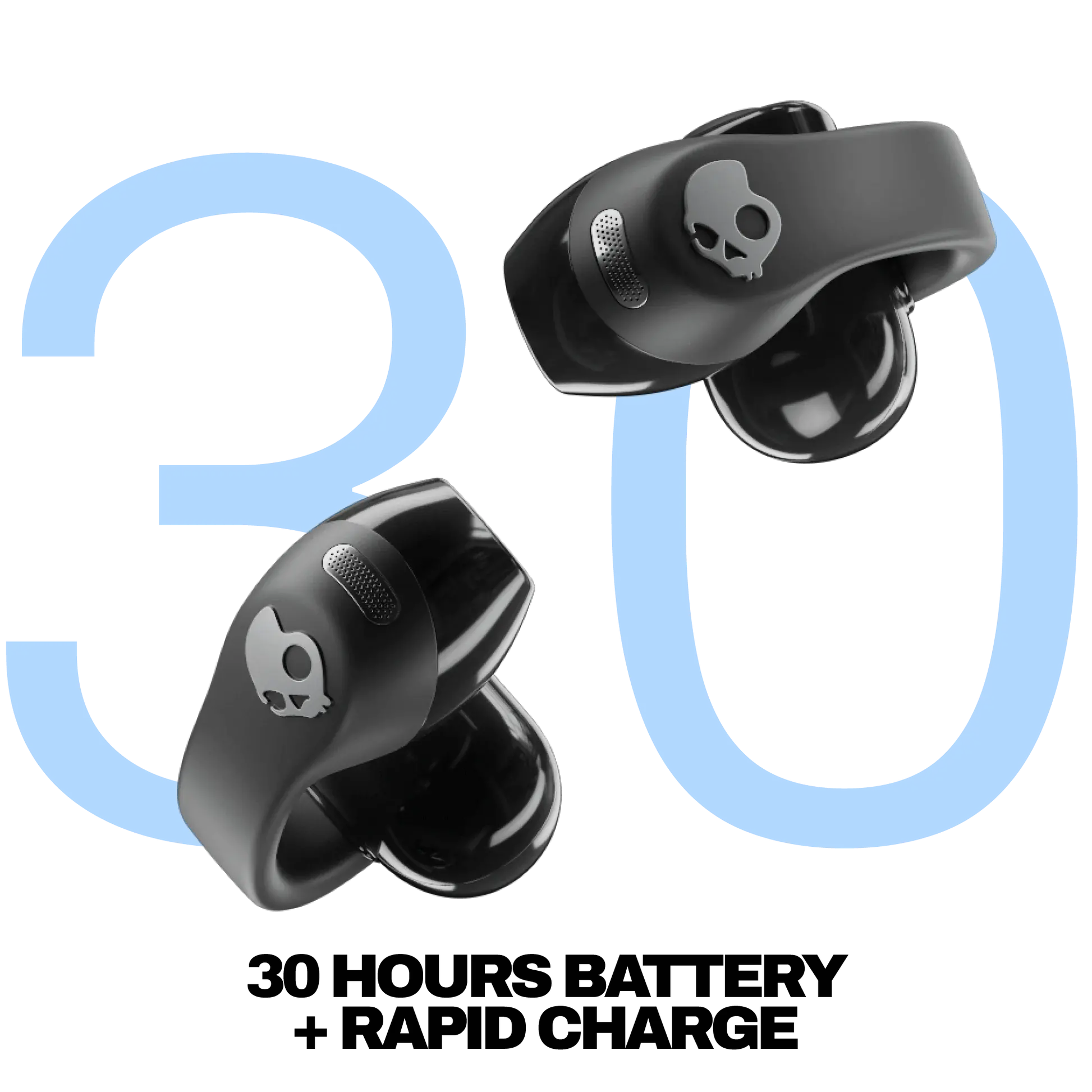 S4OEW-T034 Skullcandy Push 720 Open-Ear True Wireless Earbuds - Black-4