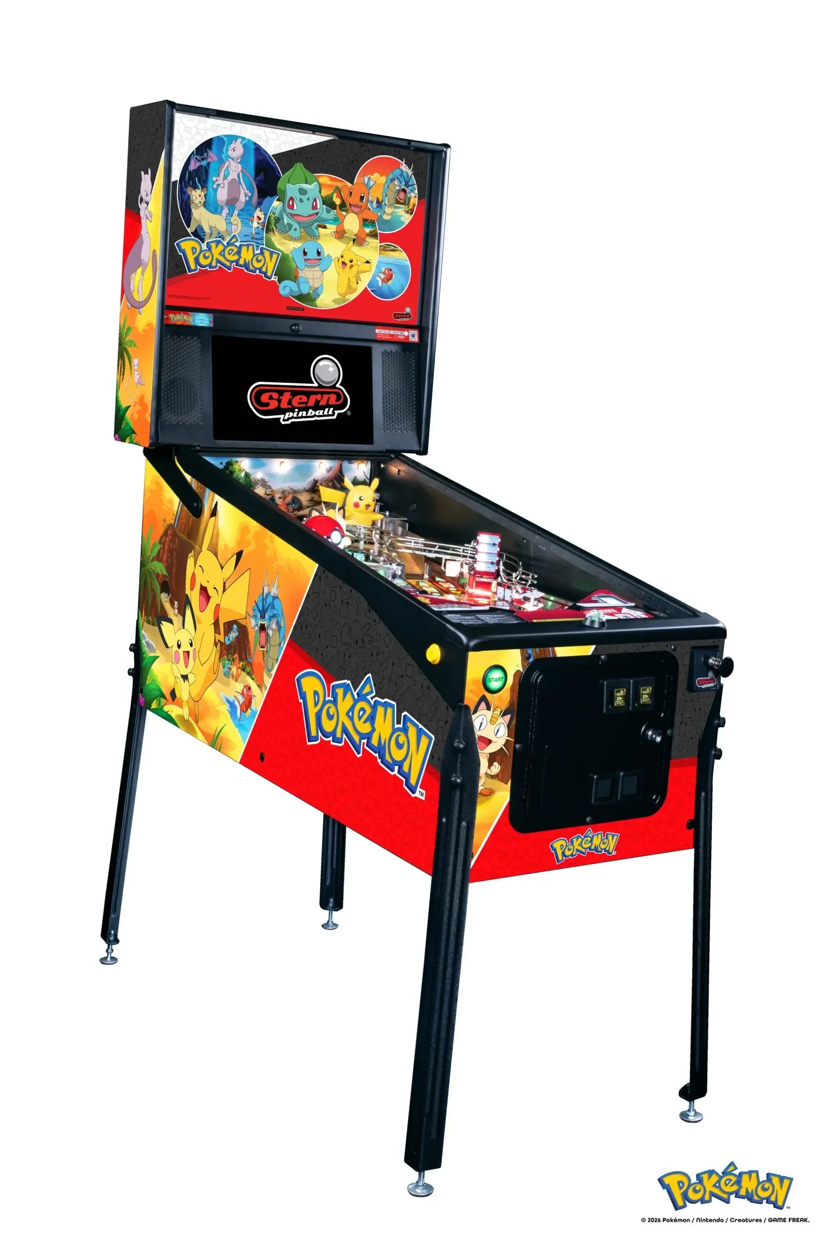 500-55AG Stern Pokémon Pro Pinball Machine-1