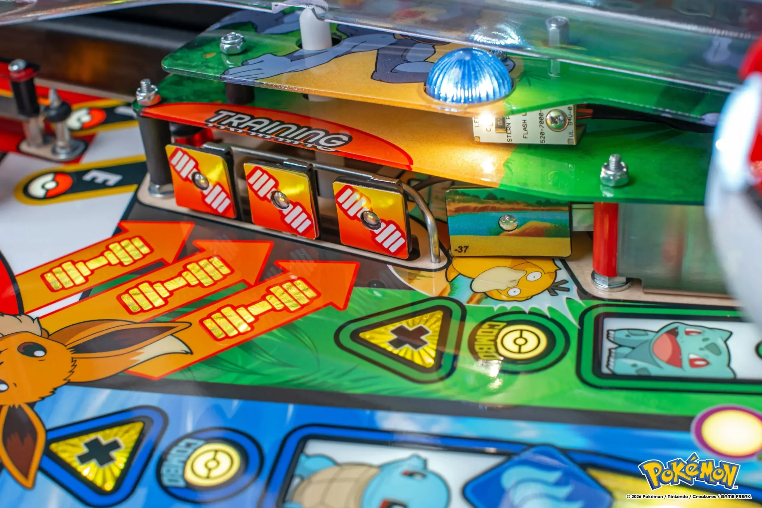 500-55AG Stern Pokémon Pro Pinball Machine-10