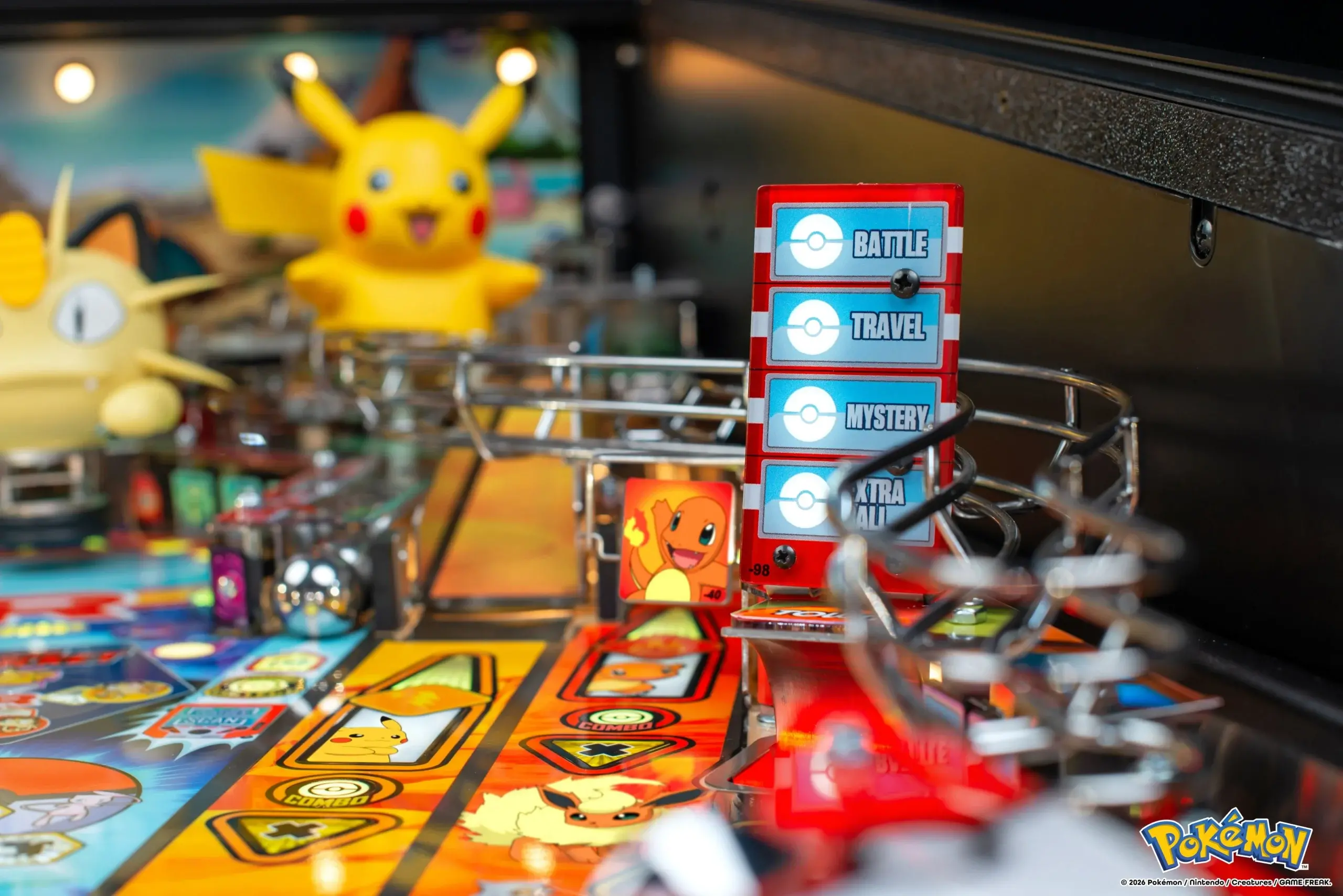 500-55AG Stern Pokémon Pro Pinball Machine-11