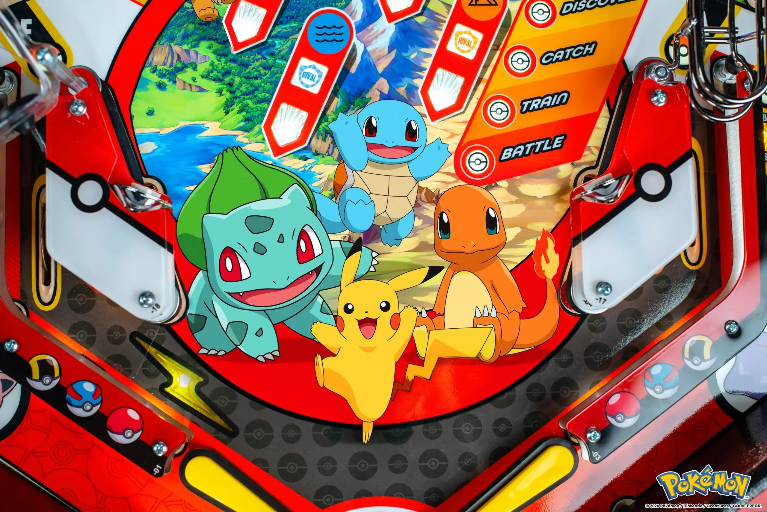 500-55AG Stern Pokémon Pro Pinball Machine-13
