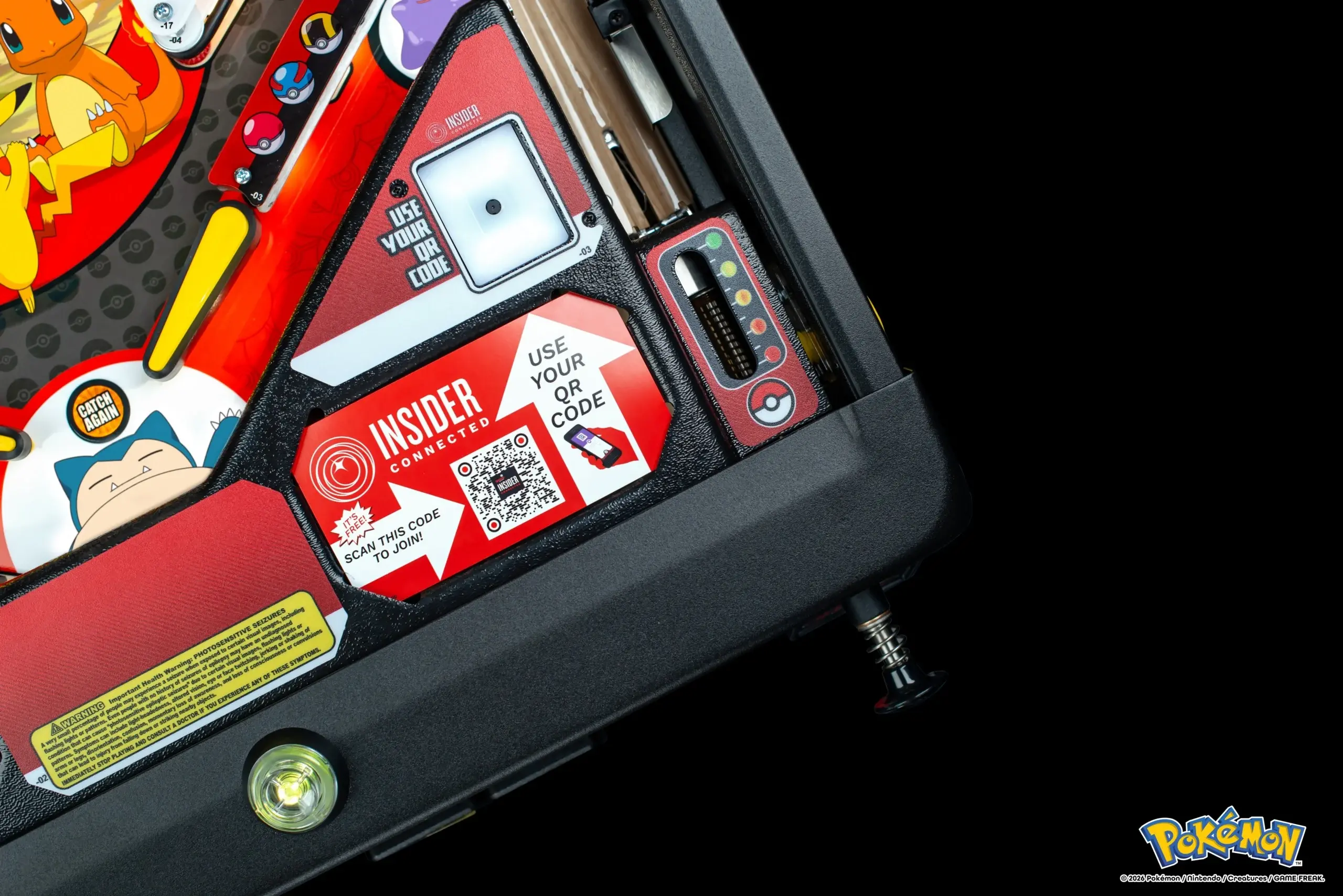 500-55AG Stern Pokémon Pro Pinball Machine-14