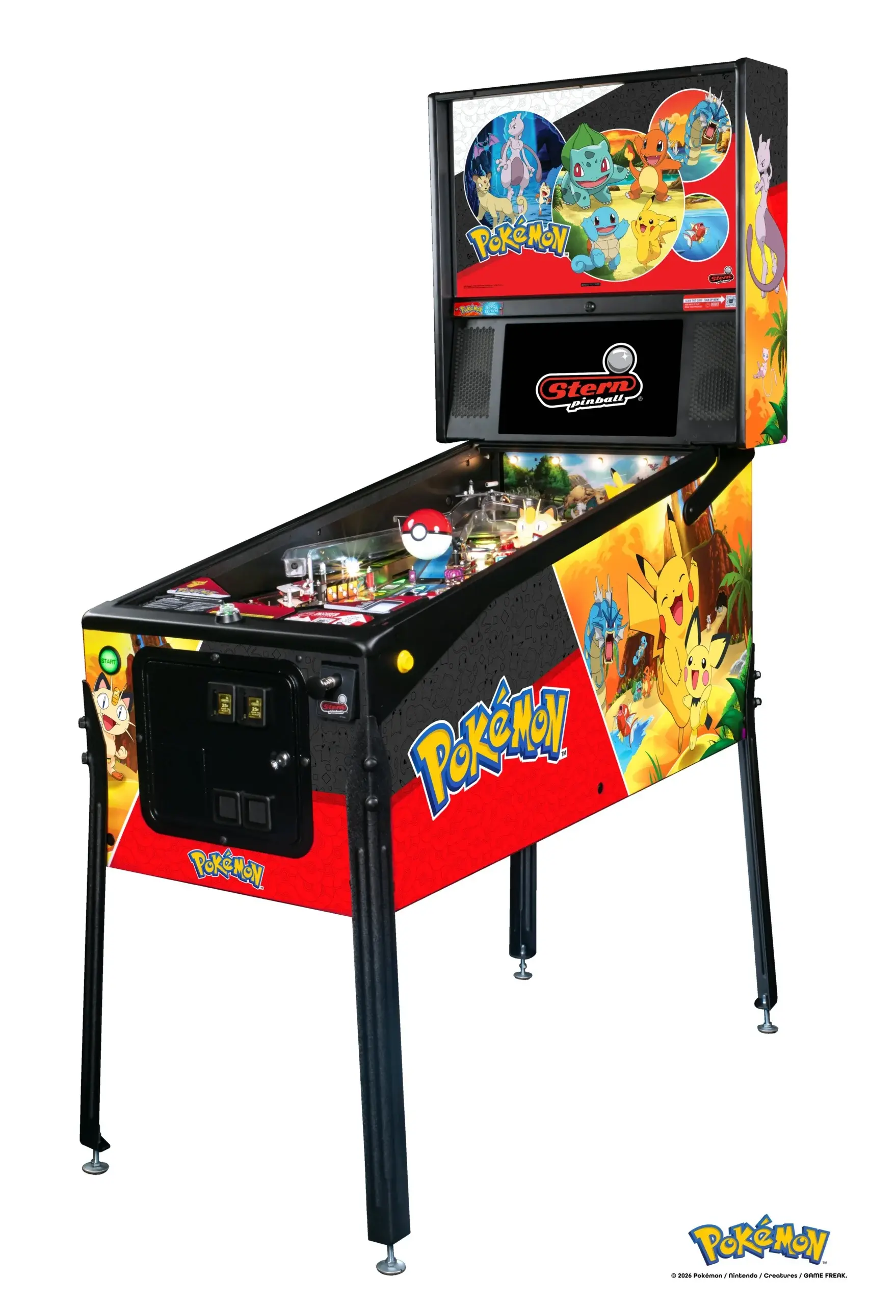 500-55AG Stern Pokémon Pro Pinball Machine-3