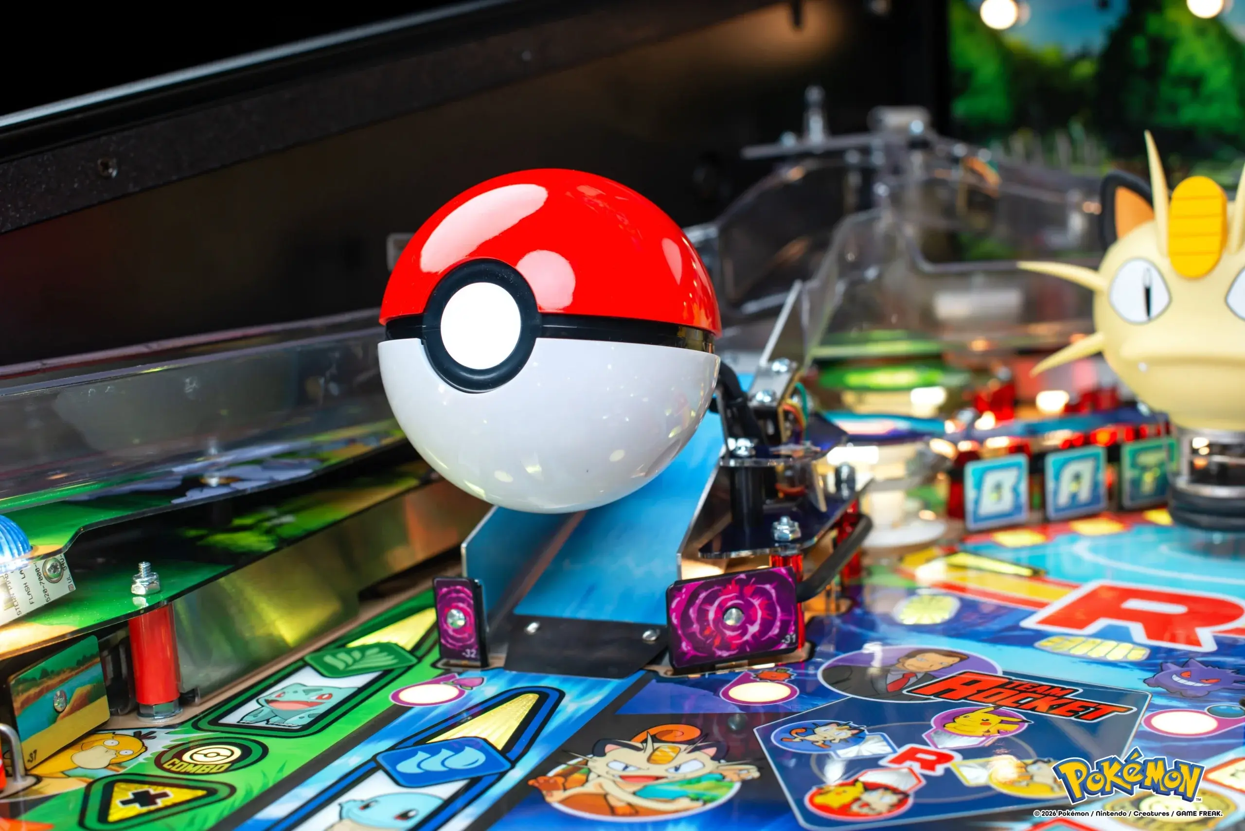 500-55AG Stern Pokémon Pro Pinball Machine-9