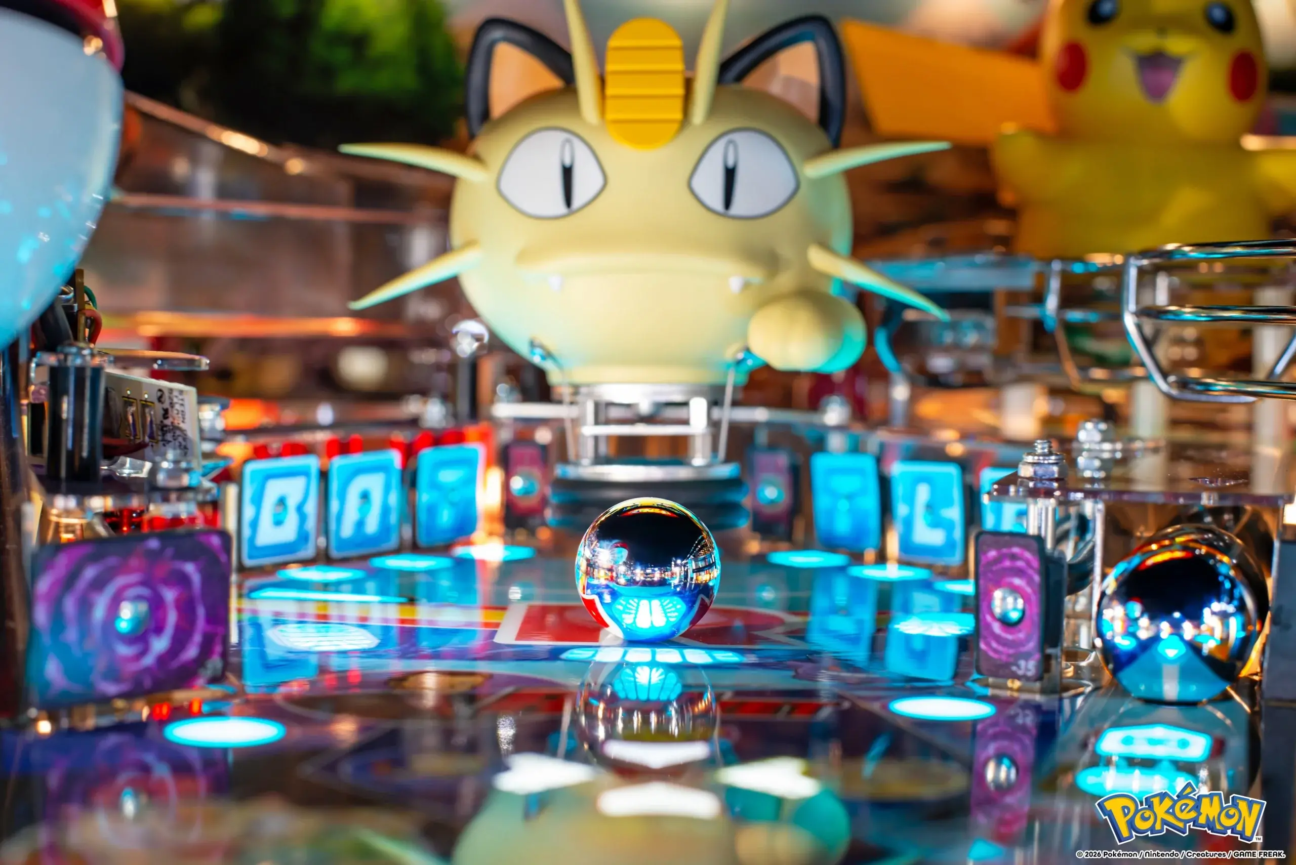 500-55AH Stern Pinball Pokémon Premium Pinball Machine-12