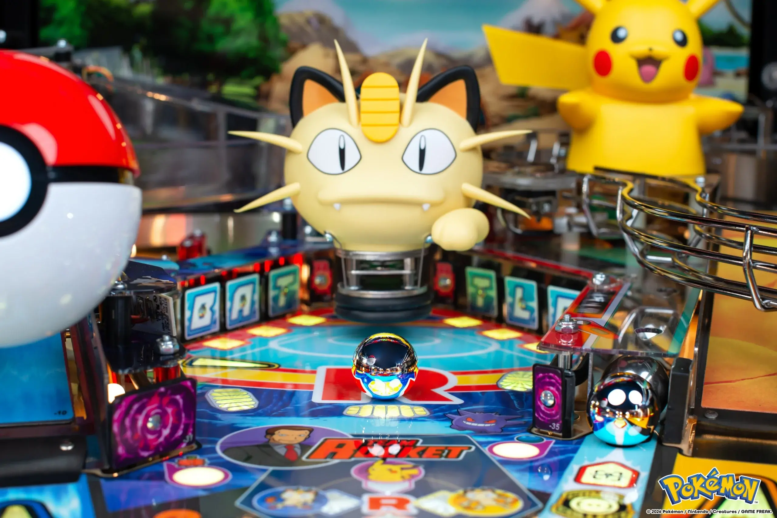 500-55AH Stern Pinball Pokémon Premium Pinball Machine-13