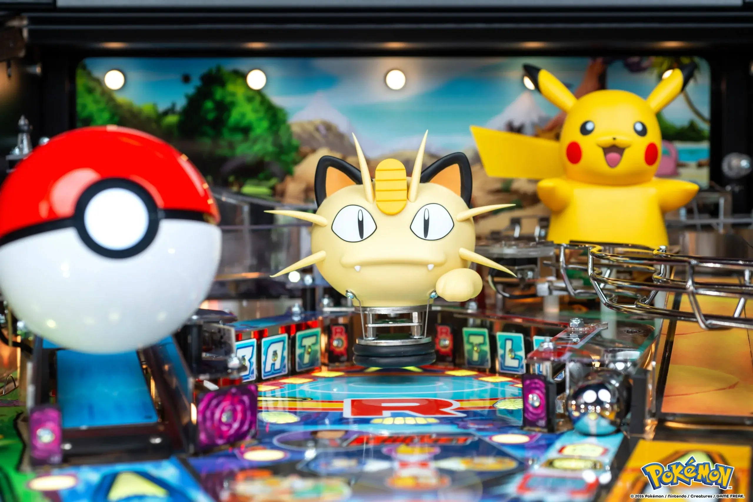 500-55AH Stern Pinball Pokémon Premium Pinball Machine-2