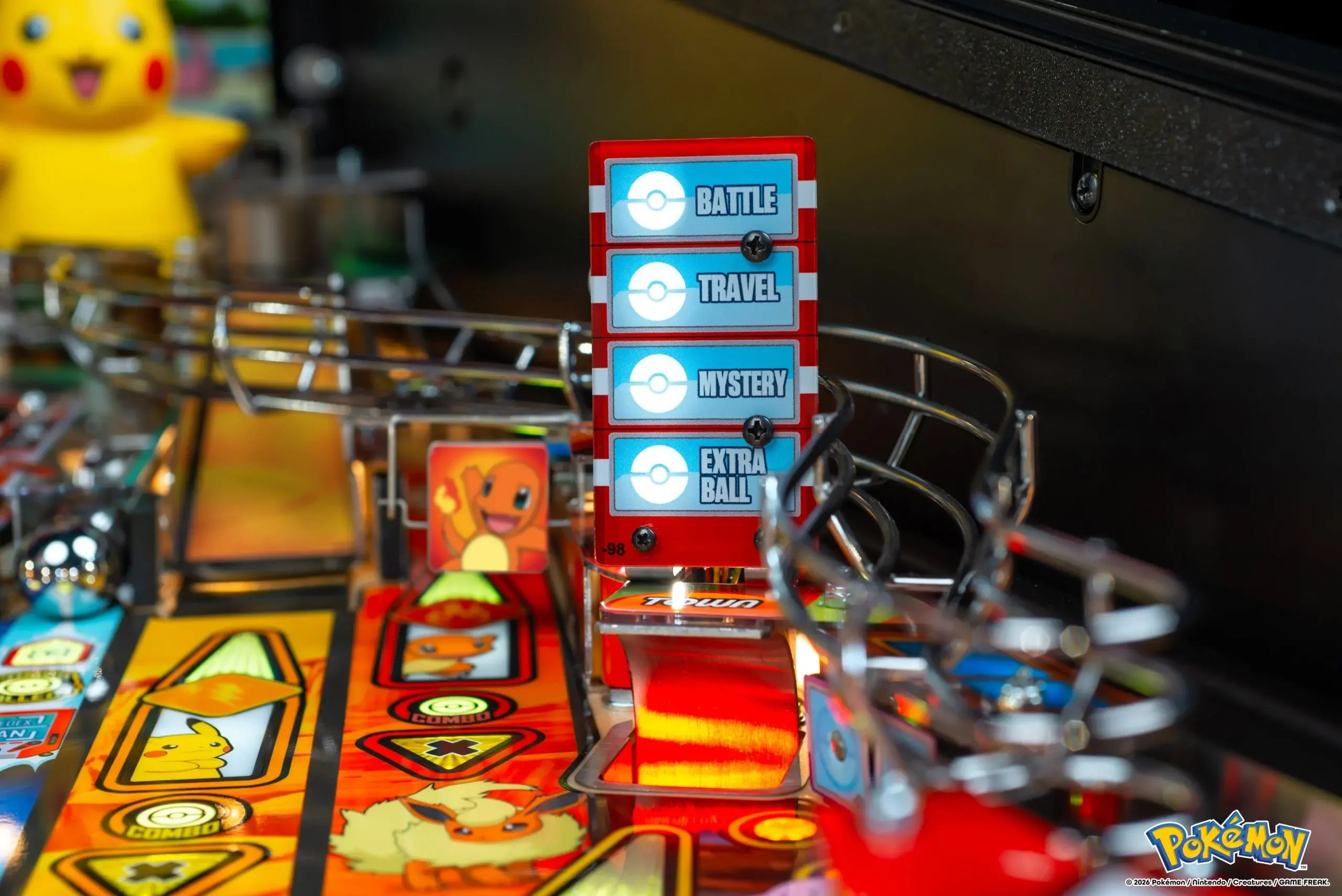 500-55AH Stern Pinball Pokémon Premium Pinball Machine-22