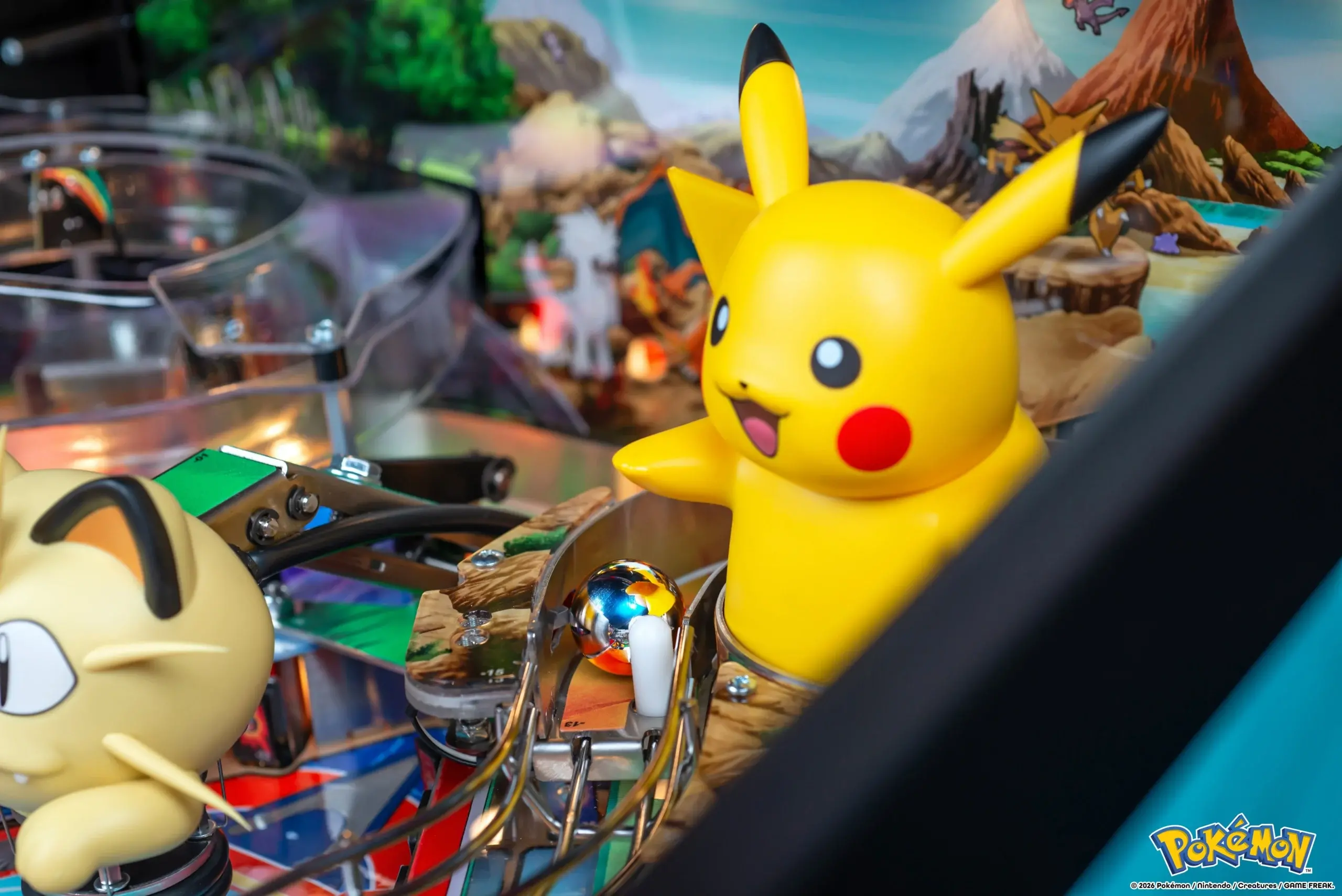 500-55AH Stern Pinball Pokémon Premium Pinball Machine-6