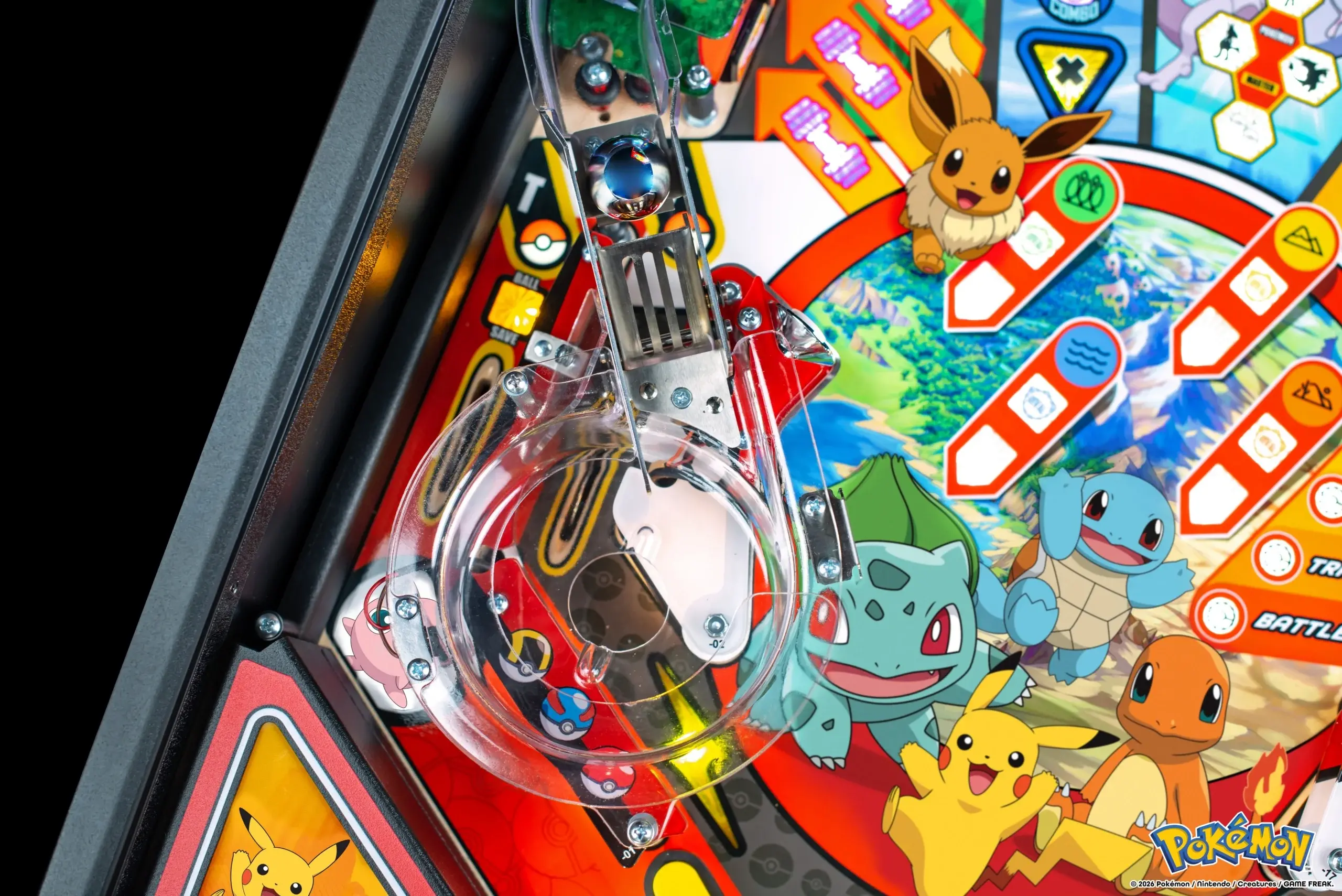 500-55AH Stern Pinball Pokémon Premium Pinball Machine-8