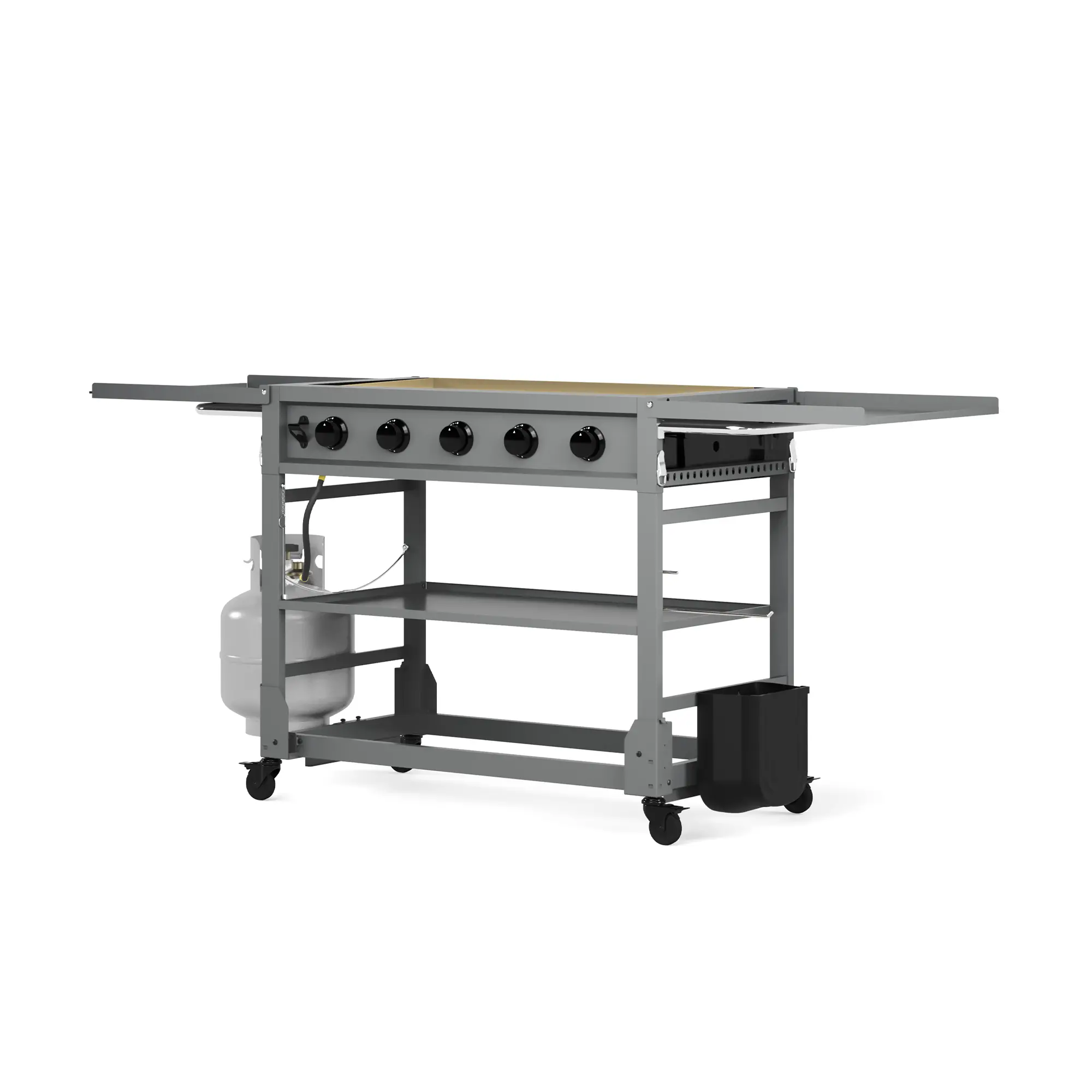 TDT-571-0101 Tytus Anaheim 36 5-Burner Liquid Propane Griddle-4