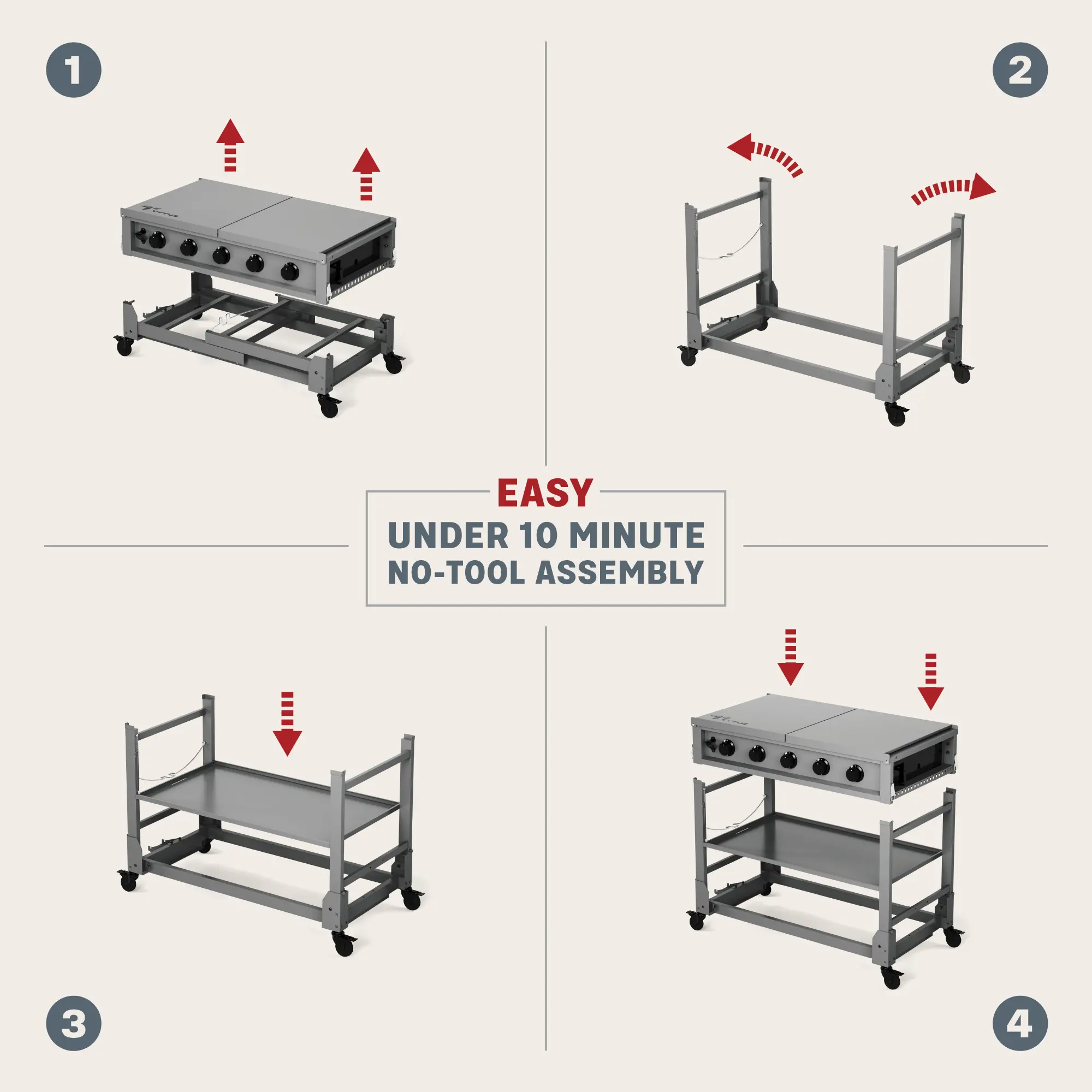 TDT-571-0101 Tytus Anaheim 36 5-Burner Liquid Propane Griddle-9