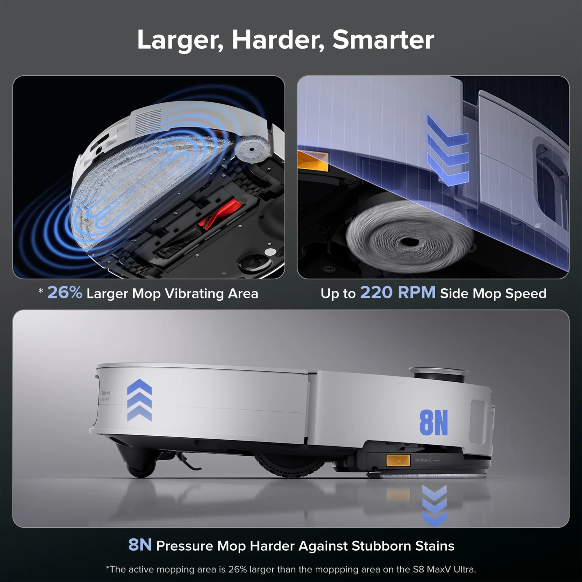 SAROS 10 Roborock Saros 10 Robot Vacuum with Dual Anti-Tangle Technology-7