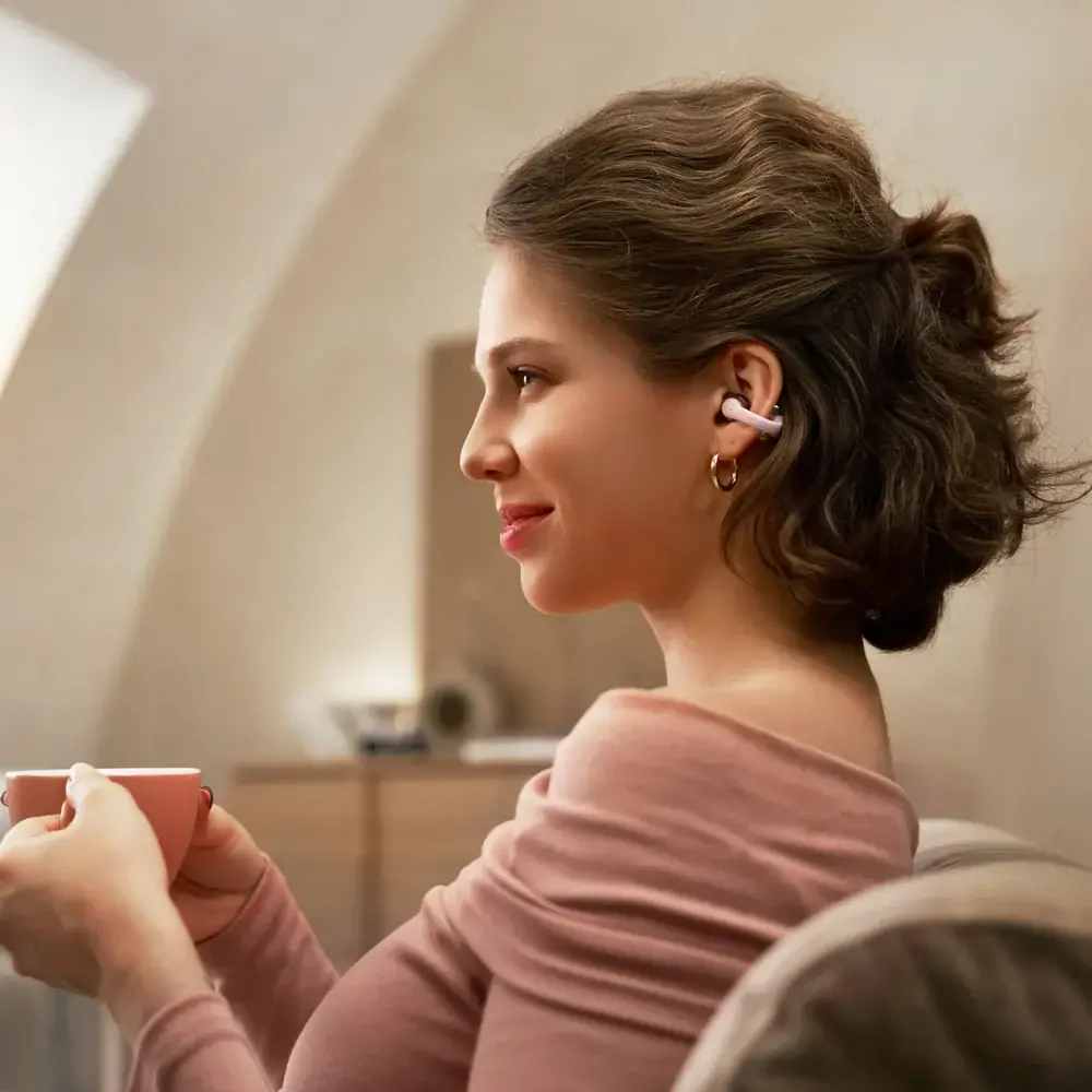 E310-ST-PK-US SHOKZ OpenDots ONE Wireless Open-Ear Earbuds - Pink-2