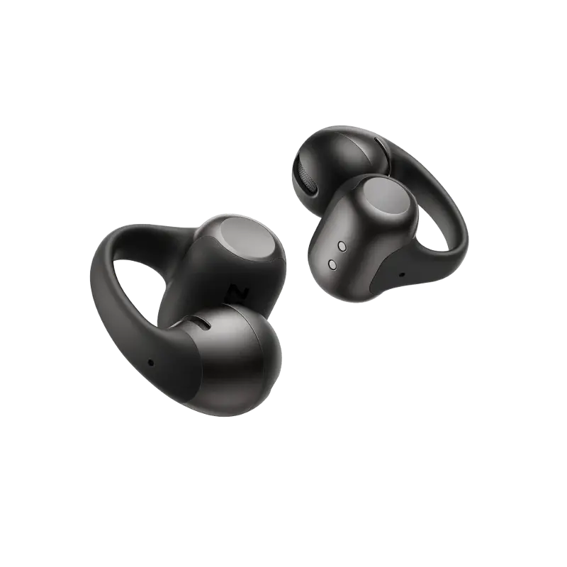 SHOKZ OpenDots 2 Open-Ear Clip-On Earbuds - Black
