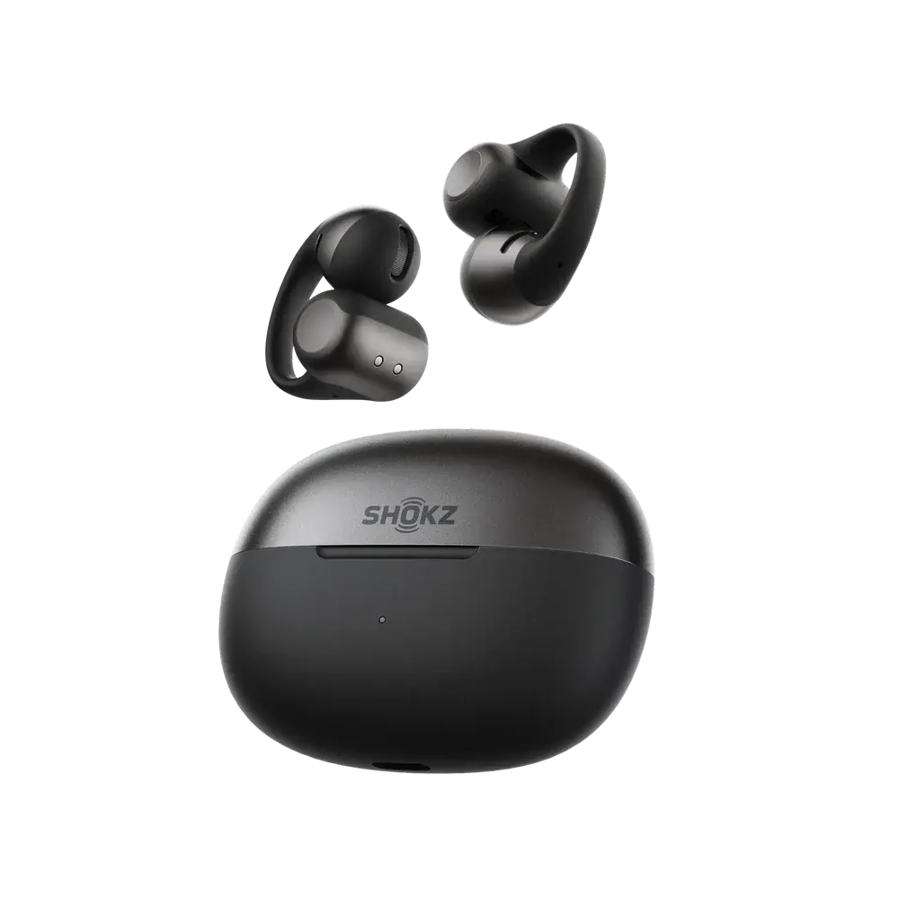 E320-ST-BK-US SHOKZ OpenDots 2 Open-Ear Clip-On Earbuds - Black-3