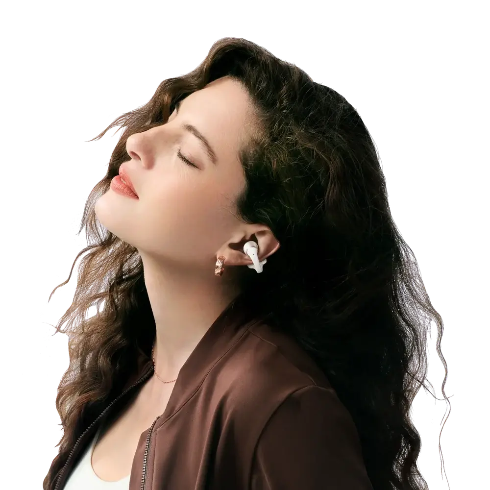 E320-ST-WT-US SHOKZ OpenDots 2 Open-Ear Clip-On Earbuds - Pearl White-2