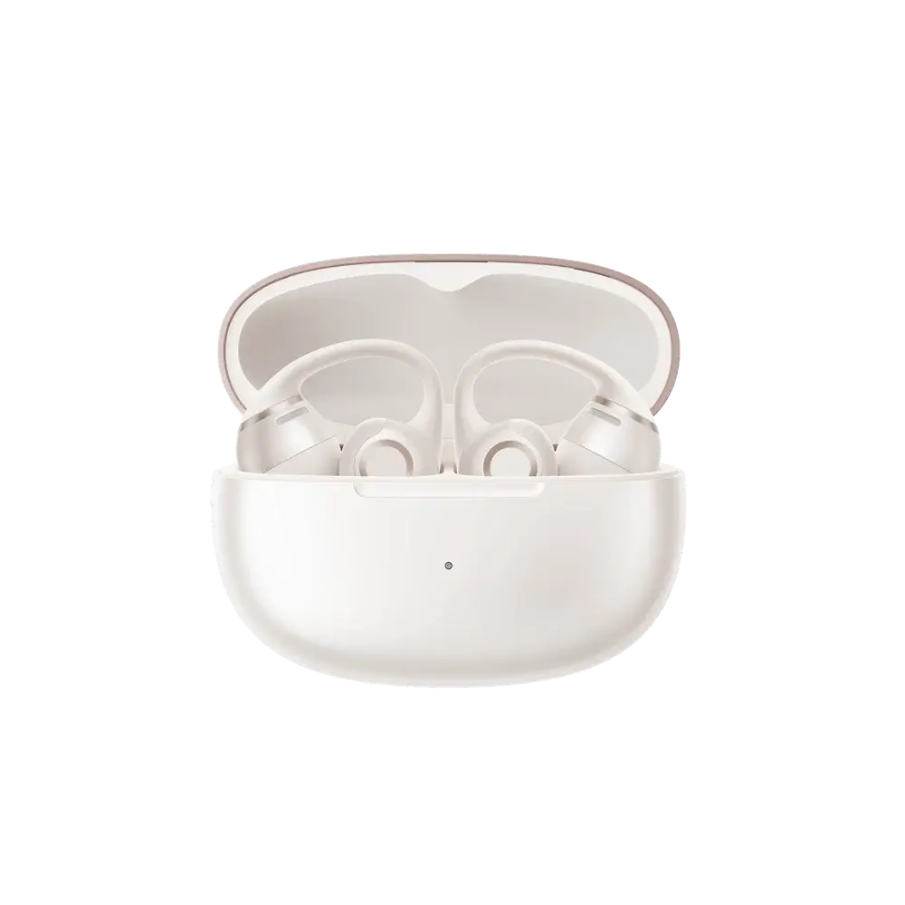 E320-ST-WT-US SHOKZ OpenDots 2 Open-Ear Clip-On Earbuds - Pearl White-4