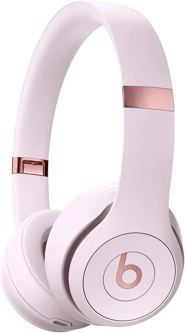 MUW33LL/A Beats Solo 4 Bluetooth Wireless On-Ear Headphones - Cloud Pink-1