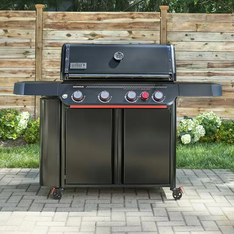 1501830 Weber Genesis E-430 Liquid Propane Grill - Stealth Black-2