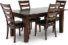 Kona Brown 5 Piece Dining Set with Ladderback Chairs
