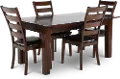 Kona Brown 5 Piece Dining Set with Ladderback Chairs
