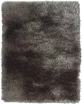 5 x 8 Medium Gray Shag Rug - Indochine