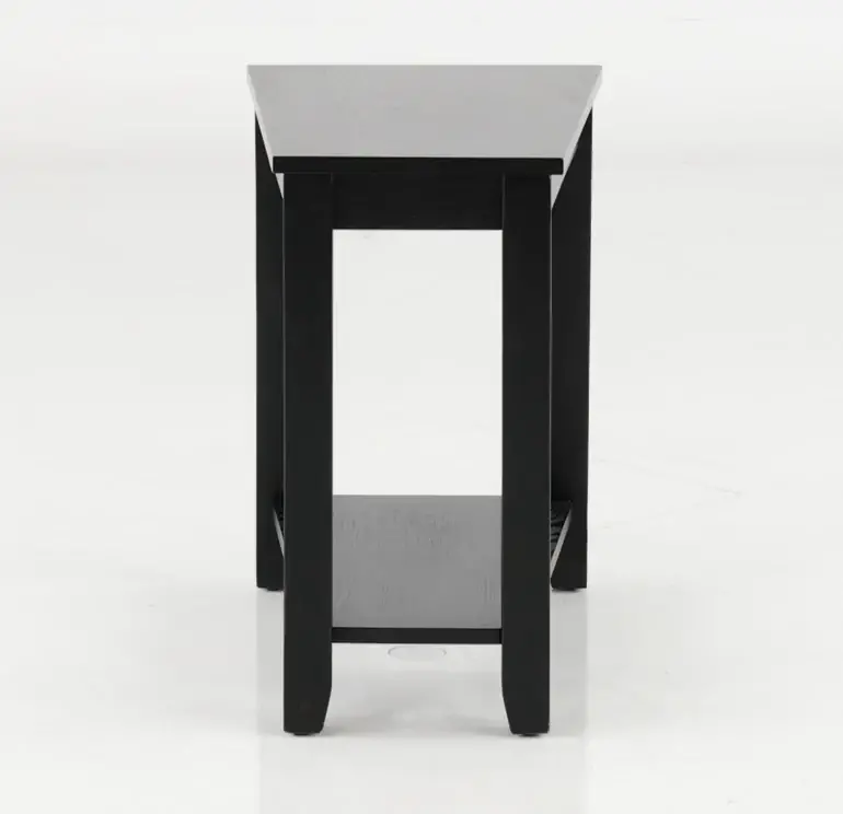 Wedge Black Side Table-8