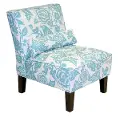Canary Robin Blue Armless Chair