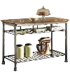 5061-94 Vintage Caramel Top Kitchen Island - Orleans Wood