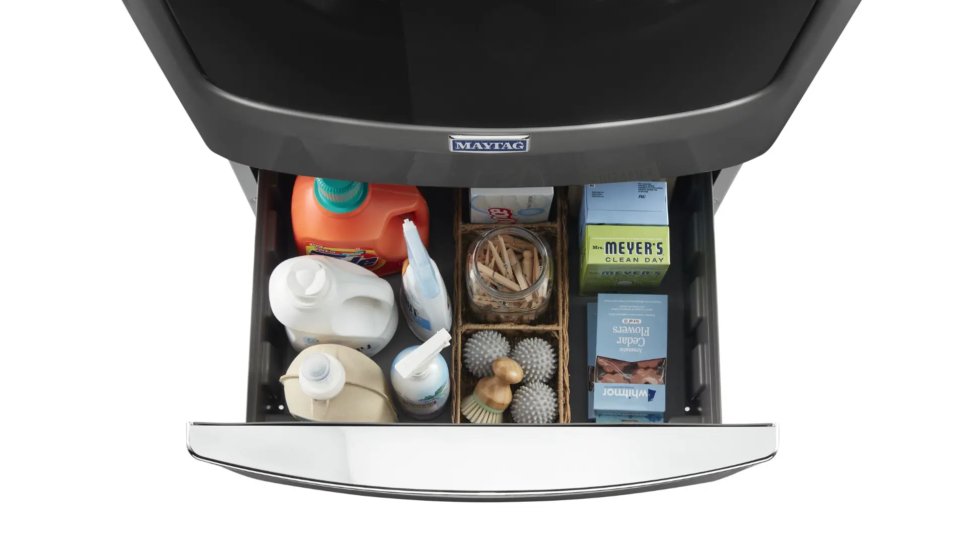 XHPC155YC Whirlpool 15 Inch Laundry Pedestal - Chrome Shadow-6