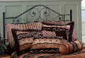 Harrison Black Queen Metal Headboard
