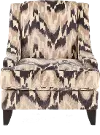 ZOECHA Spartan Latte & Gray Accent Chair
